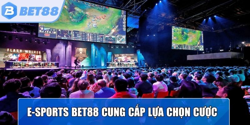 E-sports Bet88 cung cấp nhiều lựa chọn cược cho từng game
