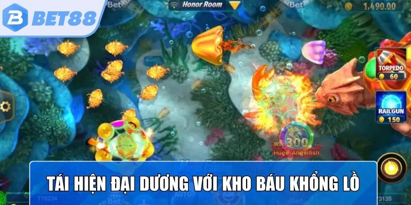 Tái hiện không gian đại dương với những kho báu khổng lồ